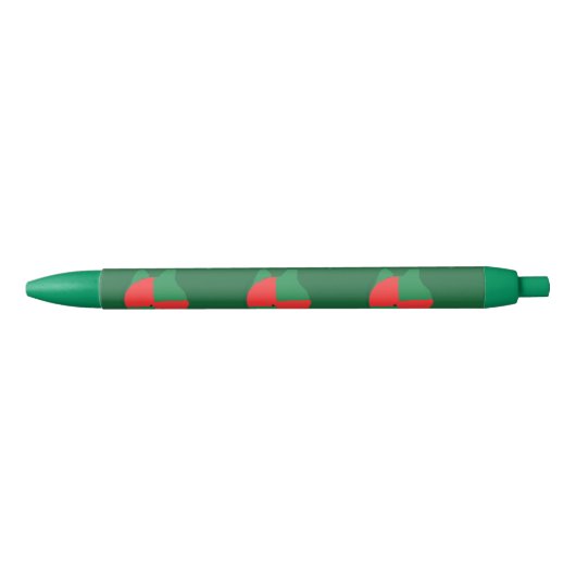 Blauwe inkt Rood Groene Abstract Pen (Voorkant)