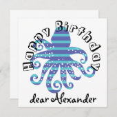 Blauwe inktapper (Voorkant / Achterkant)