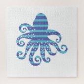 Blauwe inktapper legpuzzel (Verticaal)