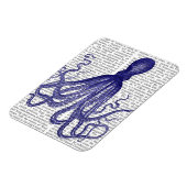 Blauwe inktvis 5 magneet (Linkerzijde)