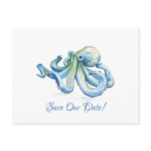 Blauwe inktvis slaat de datum op