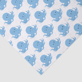 Blauwe inktvis tissuepapier (Detail)