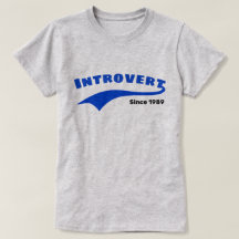 Blauwe Introvert Typografie Swoosh Aangepaste Datu