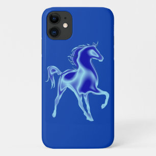 Blauwe iPhone Case met Paard