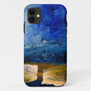 Blauwe iPhone SE + iPhone 5/5S, nauwelijks daar Case-Mate iPhone Case