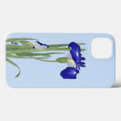 Blauwe IRIES van Ohara Koson Case-Mate iPhone Case (Achterkant (horizontaal))