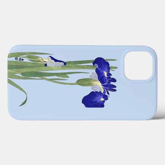 Blauwe IRIES van Ohara Koson Case-Mate iPhone Case (Achterkant (horizontaal))