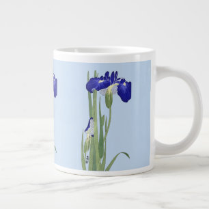 Blauwe IRIES van Ohara Koson Grote Koffiekop