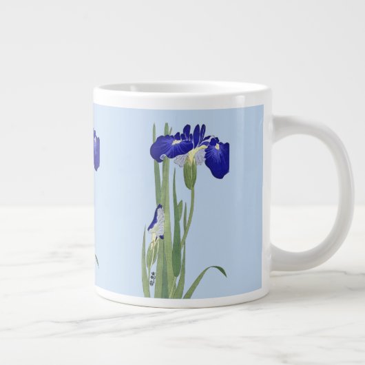 Blauwe IRIES van Ohara Koson Grote Koffiekop (Rechts)
