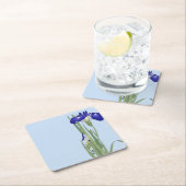 Blauwe IRIES van Ohara Koson Kartonnen Onderzetters (Insitu)