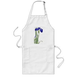 Blauwe IRIES van Ohara Koson Lang Schort