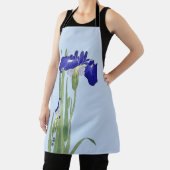 Blauwe IRIES van Ohara Koson Schort (Insitu)