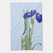 Blauwe IRIES van Ohara Koson Theedoek (Verticaal)