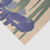 Blauwe IRIES van Ohara Koson Tissuepapier (Detail)