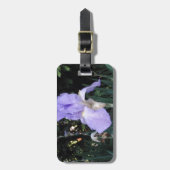 Blauwe Iris Bagagelabel (Voorkant verticaal)