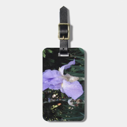 Blauwe Iris Bagagelabel (Voorkant verticaal)