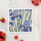 Blauwe Iris Bloesems Servet (Insitu)
