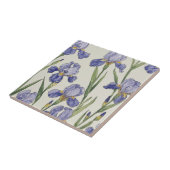 Blauwe Iris Bloesems Tegeltje (Zijkant)