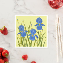 Blauwe Iris Drinkvonderleggers