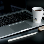  blauwe iris floral seashell koffiemok latte mok