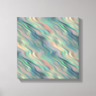 Blauwe Iris Golvende Textuur Canvas Afdruk
