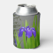 Blauwe Iris Kan Koeler (Blikje Voorkant)