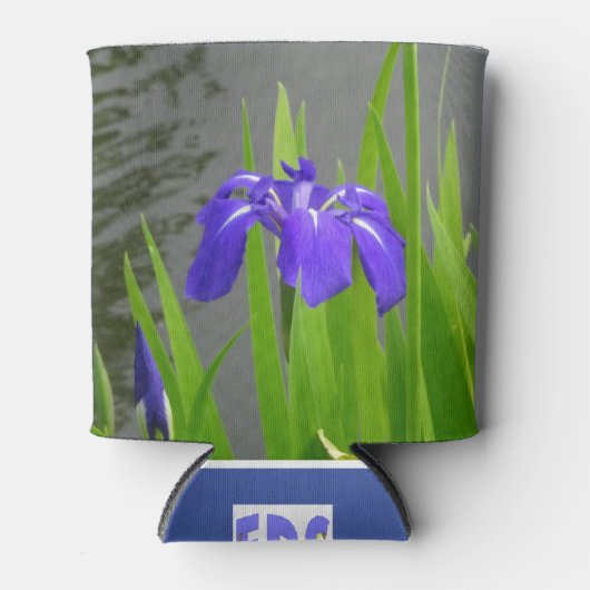 Blauwe Iris Kan Koeler (Voorkant)