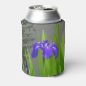 Blauwe Iris Kan Koeler (Blikje Achterkant)