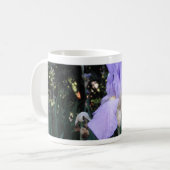 Blauwe Iris Koffiemok (Voorkant links)