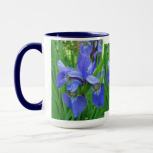 blauwe iris mok
