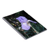 Blauwe Iris Notitieboek (Rechterzijde)