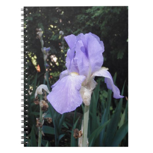 Blauwe Iris Notitieboek (Voorkant)