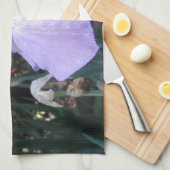 Blauwe Iris Theedoek (Quarter Fold)