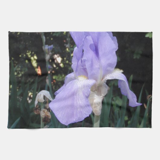 Blauwe Iris Theedoek (Horizontaal)