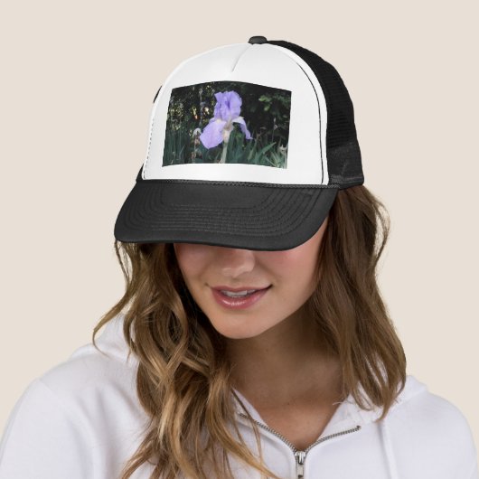 Blauwe Iris Trucker Pet (In situ)