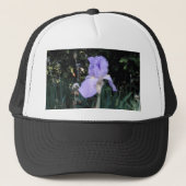 Blauwe Iris Trucker Pet (Voorkant)