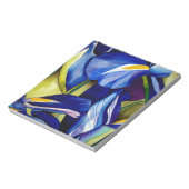Blauwe Iris waterverf Notitieblok (Linkerzijde)