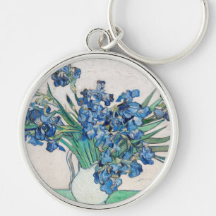Blauwe Irissen door Vincent Van Gogh Fijne Kunst Sleutelhanger