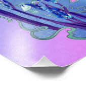 Blauwe Irissen Floral Art 8x10 Foto Afdruk (Hoek)