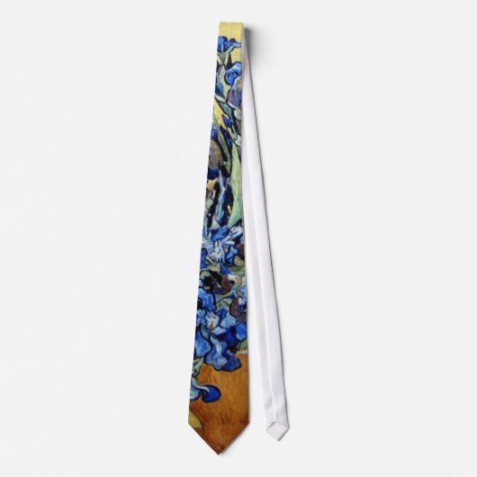 blauwe irissen, Van Gogh Stropdas (Voorkant)