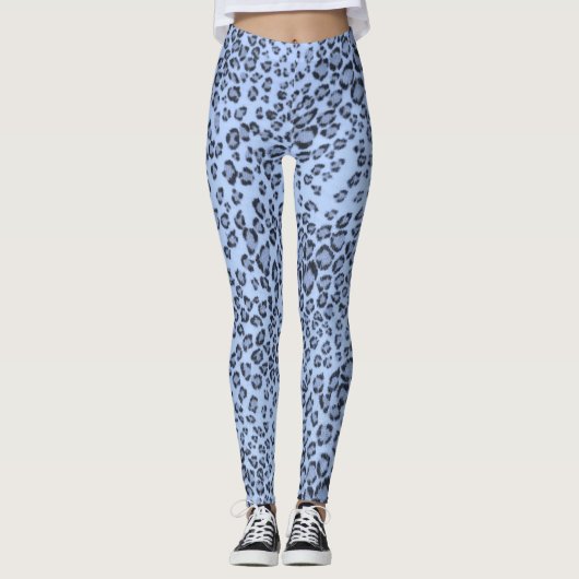 BLAUWE JACHTLUIPAARD LEGGINGS (Voorkant)