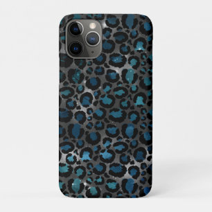 Blauwe Jachtluipaard Vlekken Sterrennacht Ruimte A Case-Mate iPhone Case