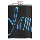 Blauwe James Naam, Heupfles (Voorkant)