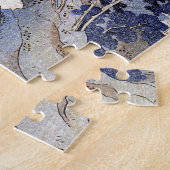  Blauwe Japanse Kunst Legpuzzel (Zijkant)