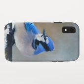 Blauwe jay-schildering - Oorspronkelijke vogelkuns Case-Mate iPhone Case (Achterkant (horizontaal))