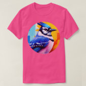 Blauwe jay vogel 6 t-shirt (Design voorkant)