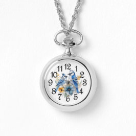 Blauwe Jays Horloge
