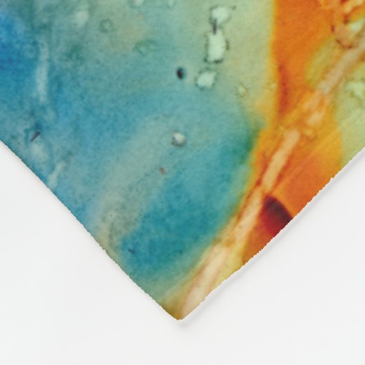 Blauwe Jays in de bomen Fleece Deken (Hoek)