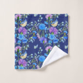 Blauwe Jays in de lente Bad Handdoek (Wasdoekje)