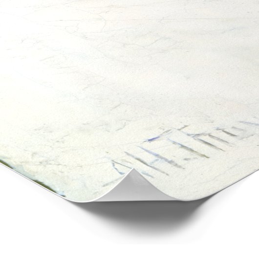 Blauwe Jays in de winter door Abbott Handerson Tha Poster (Hoek)